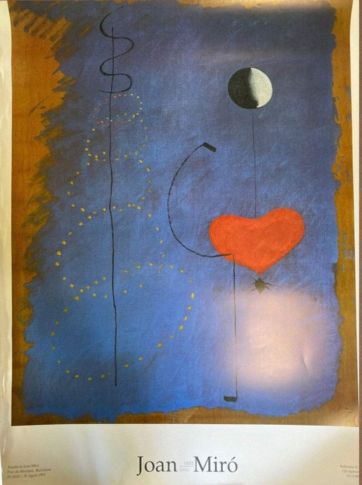 Joan Miro - Barcelona, original poster: 1993