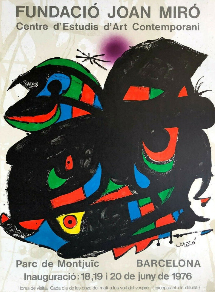 Joan Miro - Fundació 76, original poster: 1976