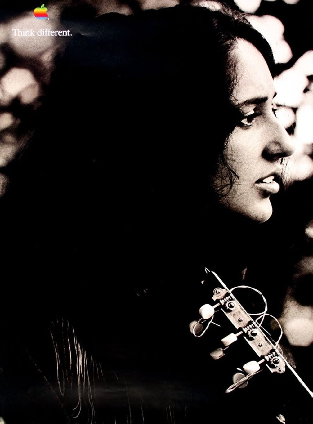 Shop Apple Think Different Joan Baez Original Vintage Poster 1998