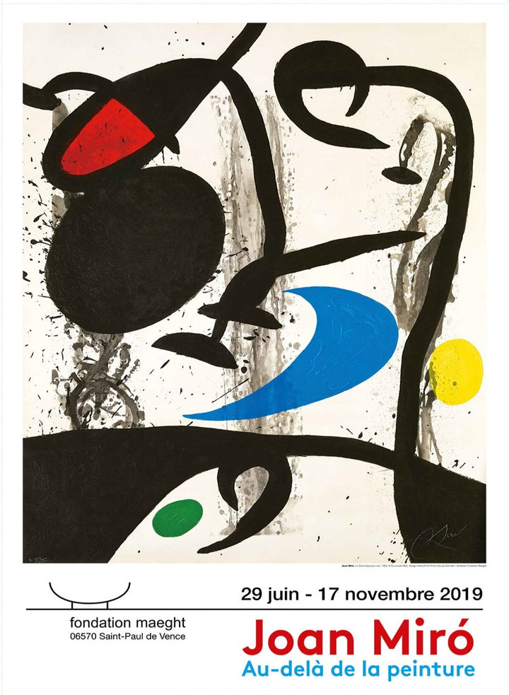 Joan Miro - Beyond The Painting, original poster: 2019