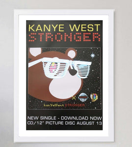 Kanye West Stronger Retro Music Poster Online - Printed Originals