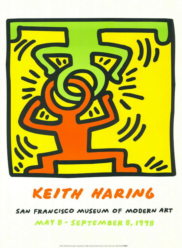Keith Haring - San Francisco Museum of Modern Art, original poster: 1998