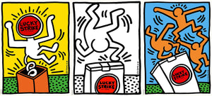 Keith Haring Lucky Strike Set of Three