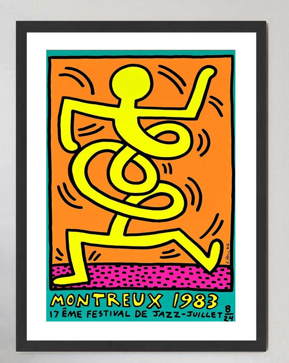 Keith Haring Montreux Jazz Festival Green