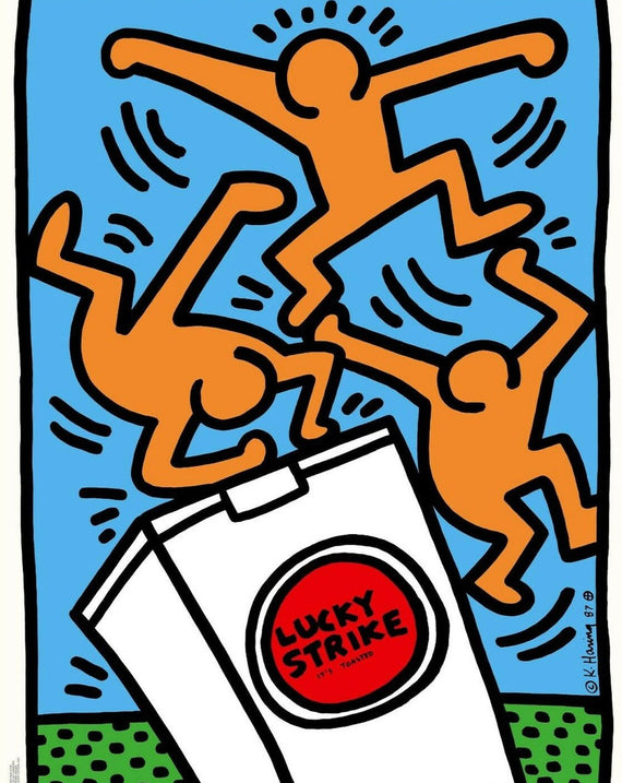 Keith Haring Lucky Strike Set of Three