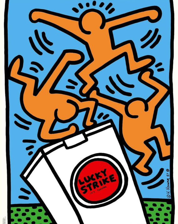 Keith Haring Lucky Strike Blue