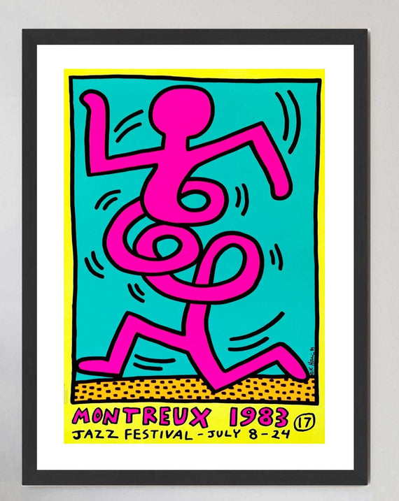 Keith Haring Montreux Jazz Festival Yellow