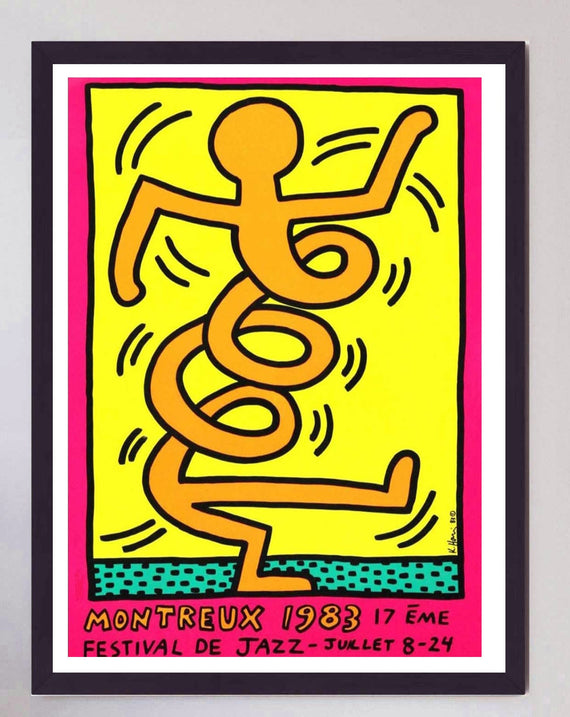 Keith Haring Montreux Jazz Festival Pink