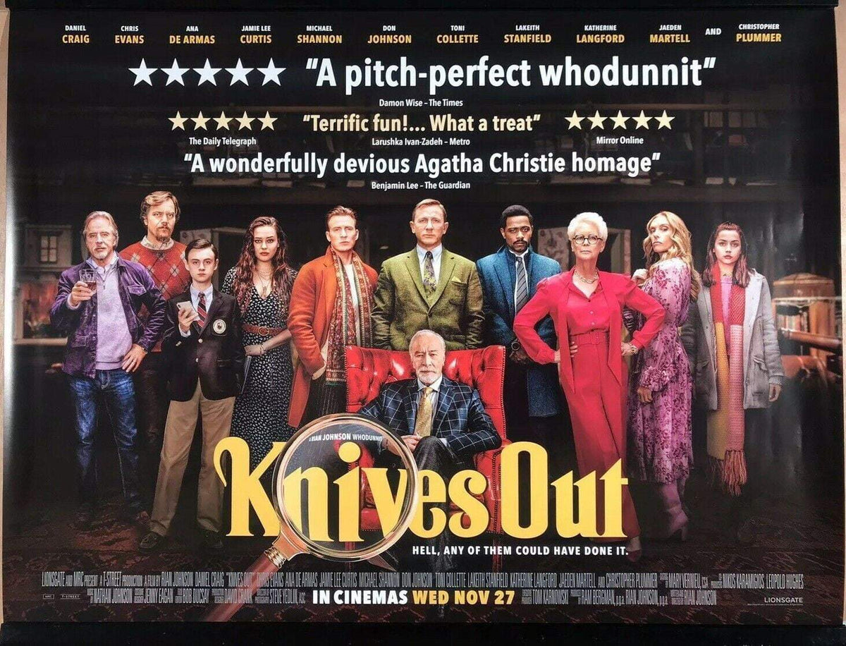 Knives Out Posters For Sale - Buy Knives Out Movie Poster Online