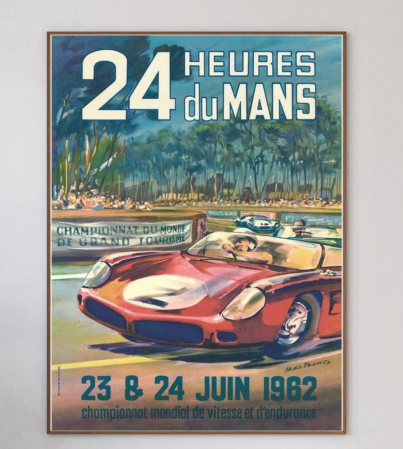 Poster Manifesto Locandina Pubblicità Automobili Le Mans Poster Manifesto Locandina Pubblicità Automobili Le Mans