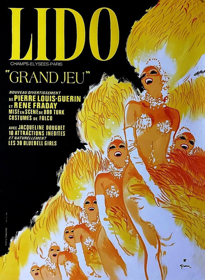 Lido Grand Jeu, original poster: 1970