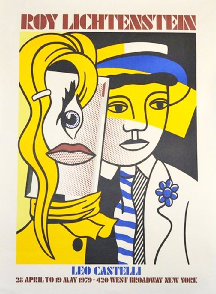 Roy Lichtenstein - Leo Castelli, original poster: 1979