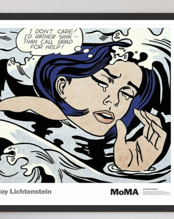 Roy Lichtenstein - Drowning Girl - Moma