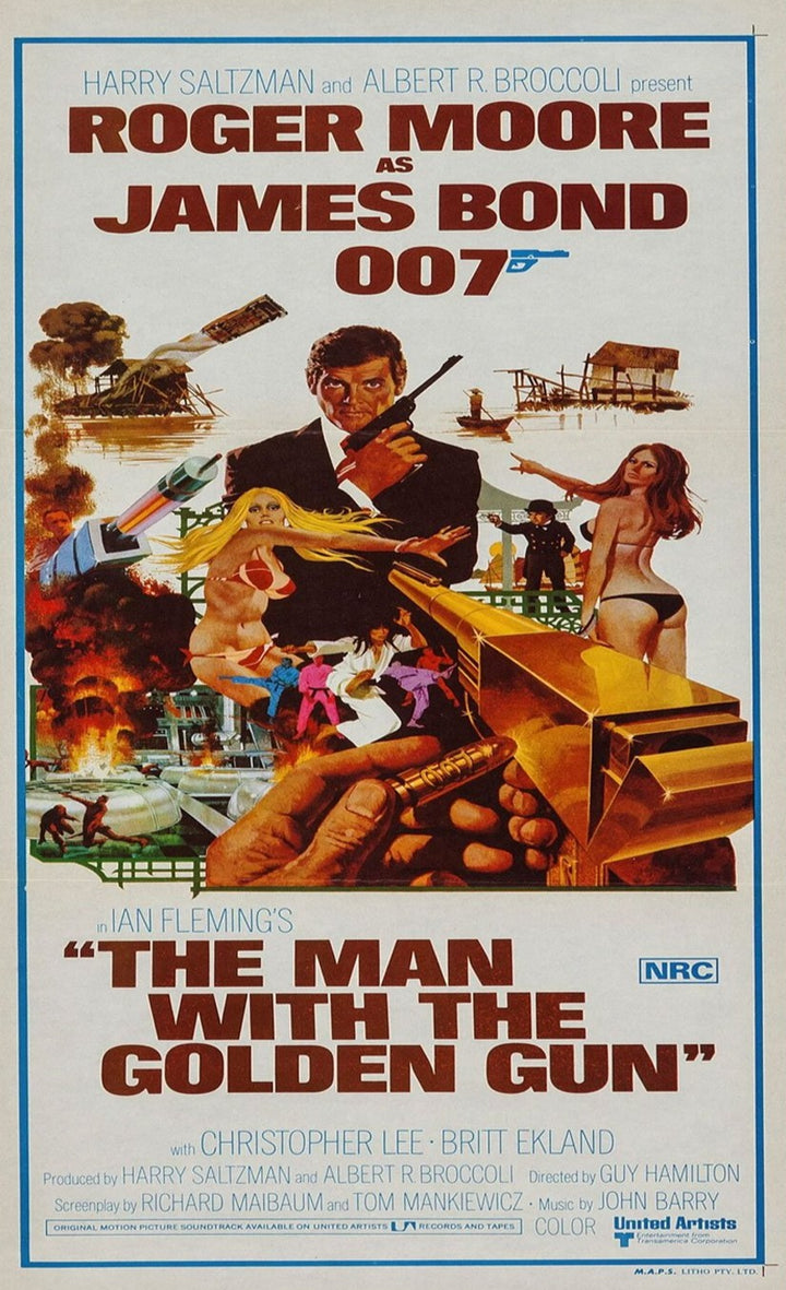 The Man With The Golden Gun (Daybill), original poster: 1974, Australian Daybill, Australia