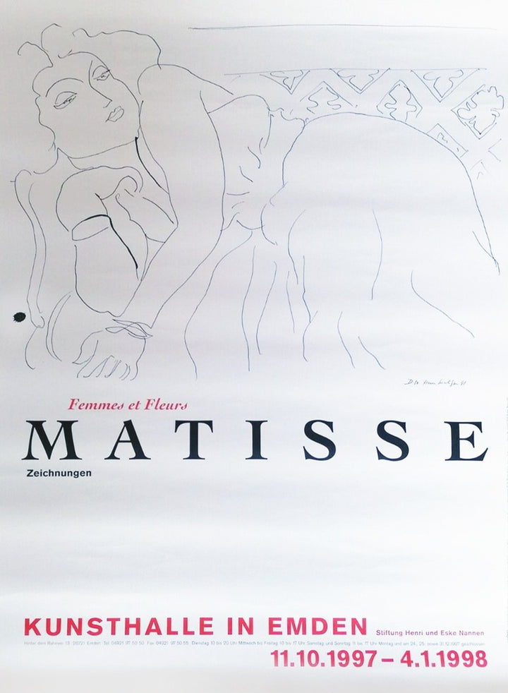 Henri Matisse - Femmes et Fleurs, original poster: 1997