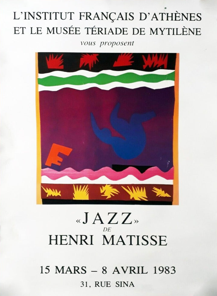 Henri Matisse -Jazz, Museum Teriade, original poster: 1983