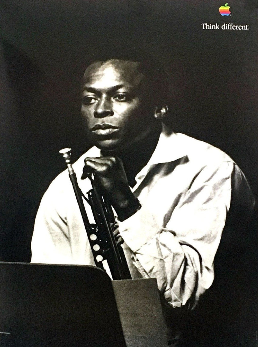 Shop Apple Think Different Miles Davis Original Vintage Poster 1998