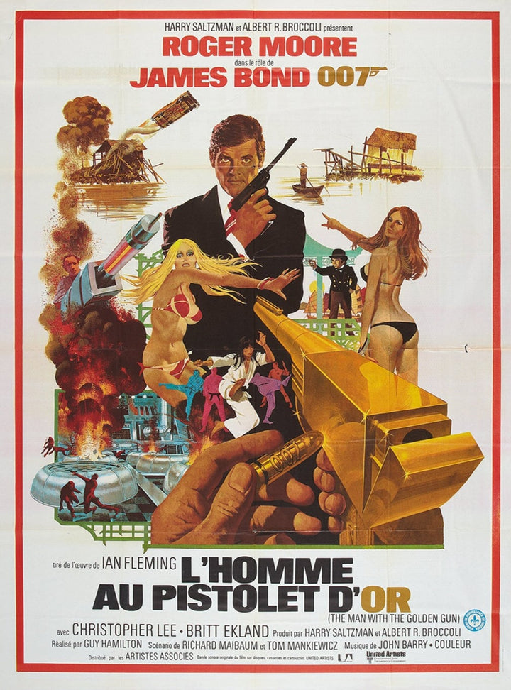 The Man With The Golden Gun (French), original poster: 1974, France