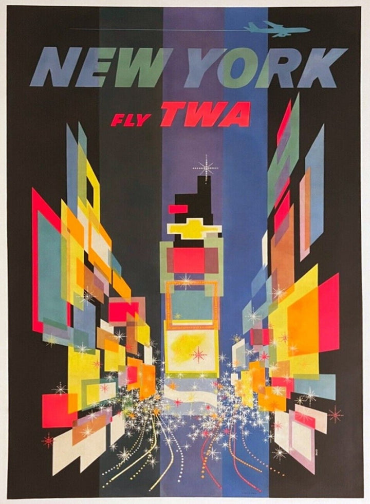 TWA - New York, original poster: 1960