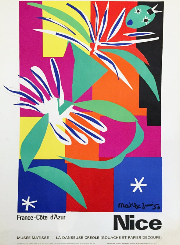 Henri Matisse - Nice original exhibition poster