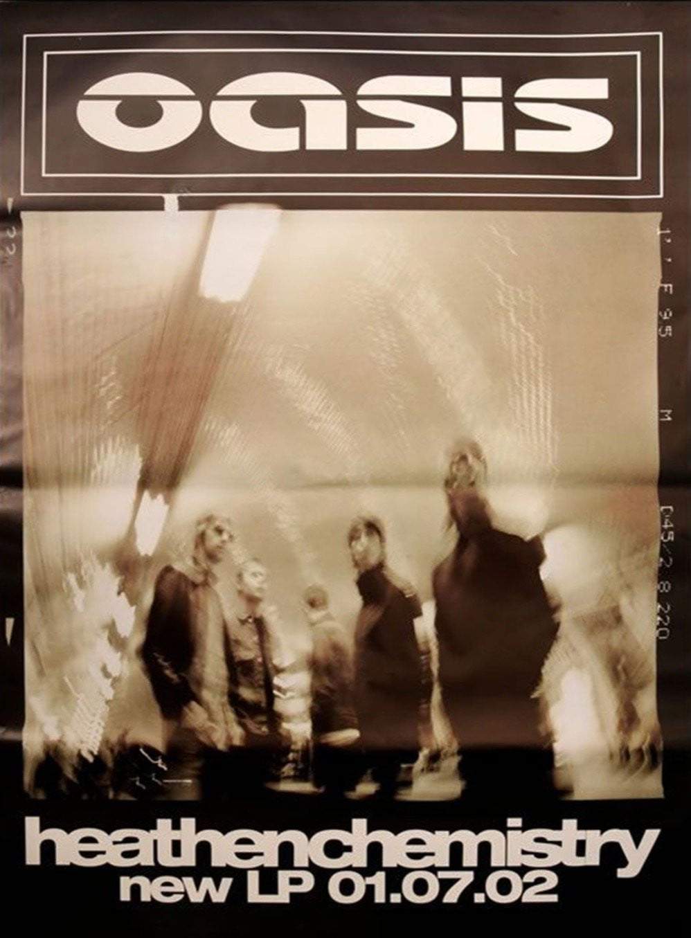 Oasis Heathen Chemistry Poster | Vintage Music Posters