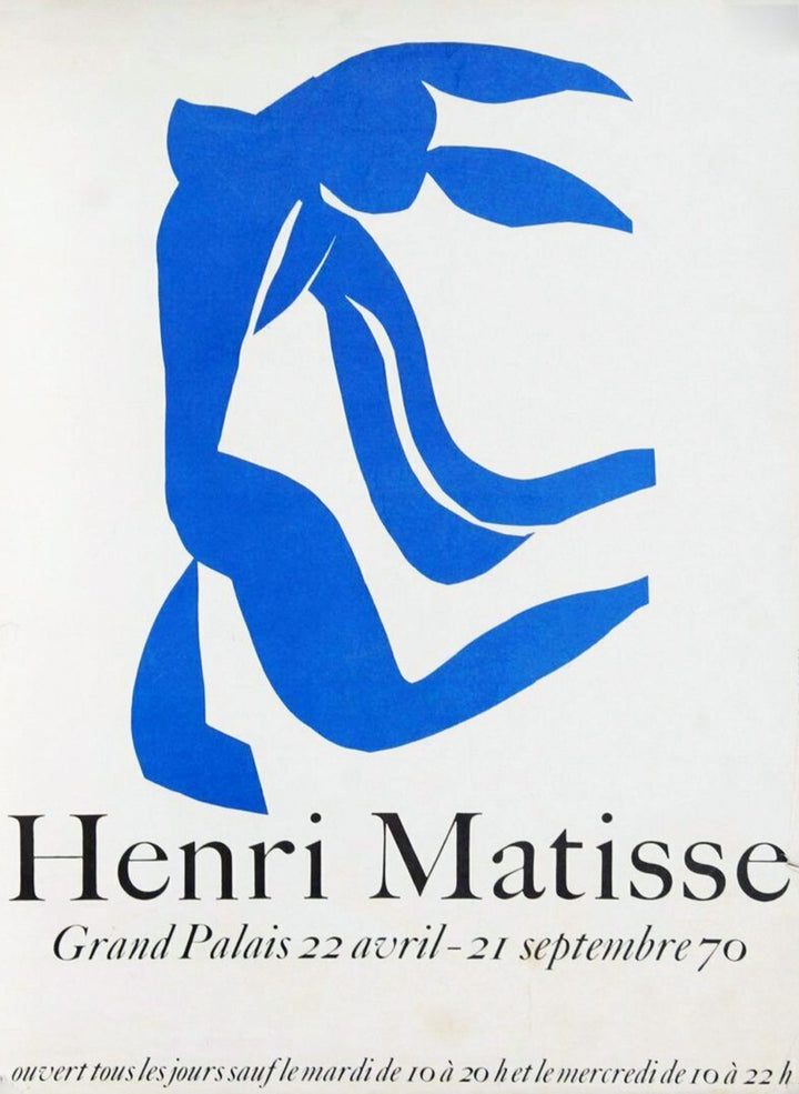 Henri Matisse - Grand Palais, original poster: 1970