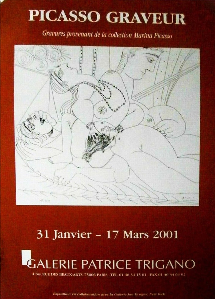 Pablo Picasso - Galerie Trigano, original poster: 2001