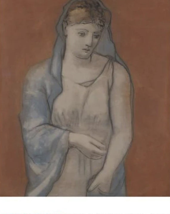 Pablo Picasso - Woman In Blue Veil LACMA