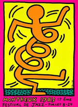 Load image into Gallery viewer, Keith Haring Montreux Jazz Festival Pink