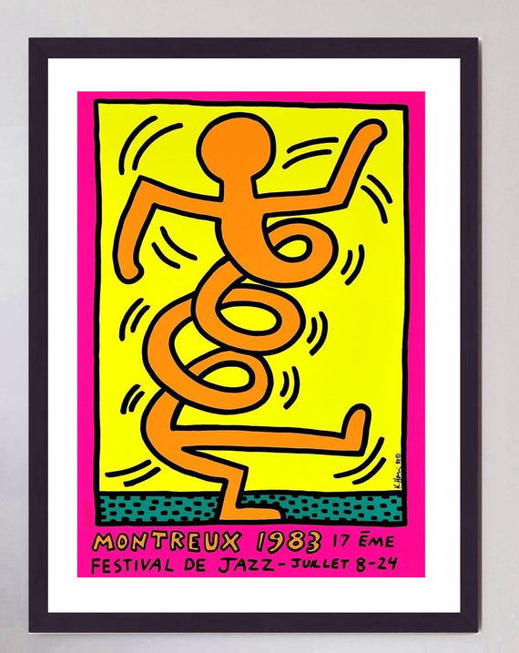 Keith Haring Montreux Jazz Festival Pink