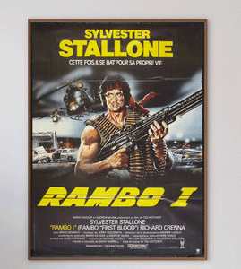 Rambo First Blood Poster | Sylvester Stallone Movie Posters