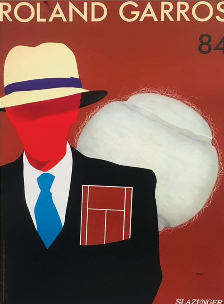 French Open Roland Garros 1984 - Razzia, original poster: 1984