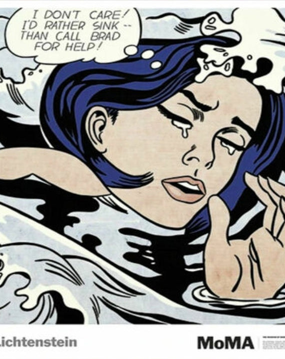 Roy Lichtenstein - Drowning Girl - Moma