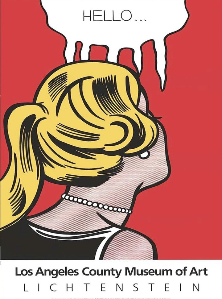 Roy Lichtenstein - Los Angeles, original poster: 1987