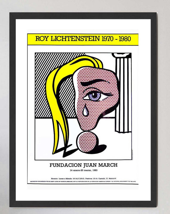 Roy Lichtenstein - Muchacha Con Lágrima 83