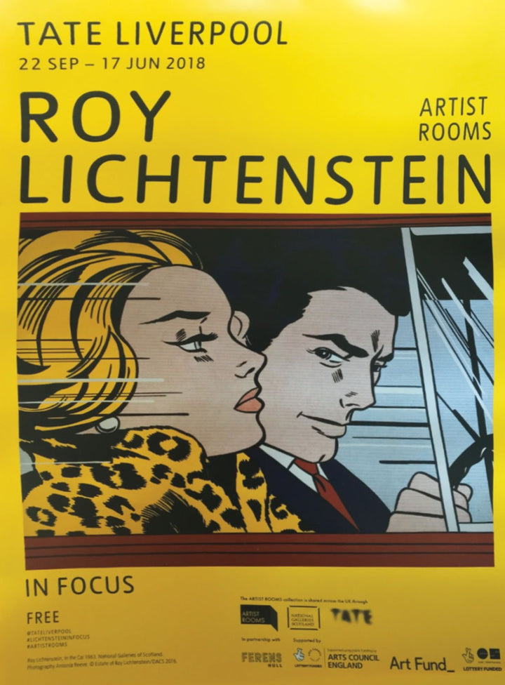 Roy Lichtenstein - Tate Liverpool, original poster: 2018