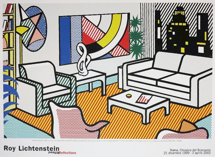 Roy Lichtenstein - Chiostro del Bramante, original poster: 1999