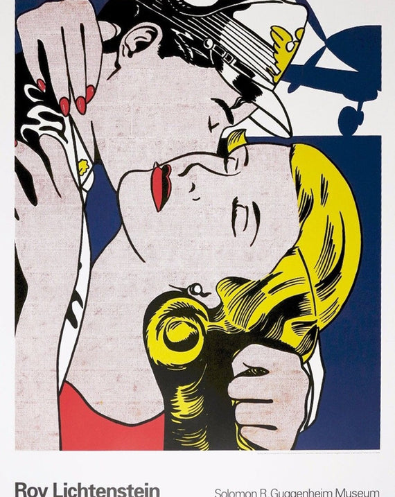 Roy Lichtenstein - The Kiss - Guggenheim Museum