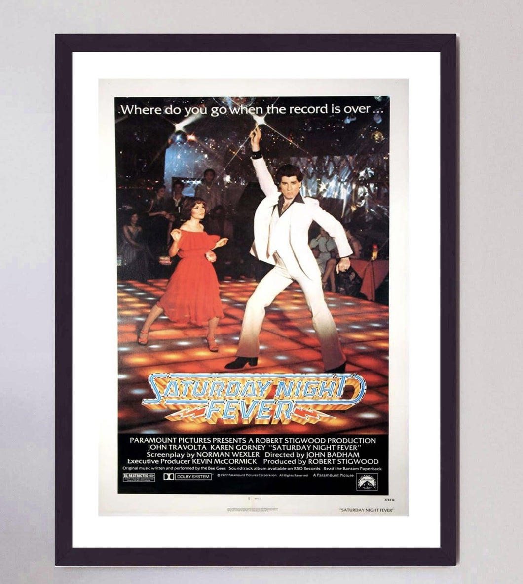 Shop Saturday Night Fever Original Vintage Poster - Printed Originals