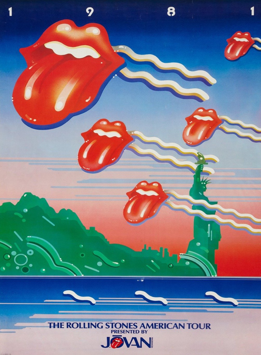 Shop Rolling Stones American Tour 1981 Poster - Printed Originals