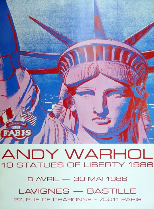 Andy Warhol - 10 Statues Of Liberty