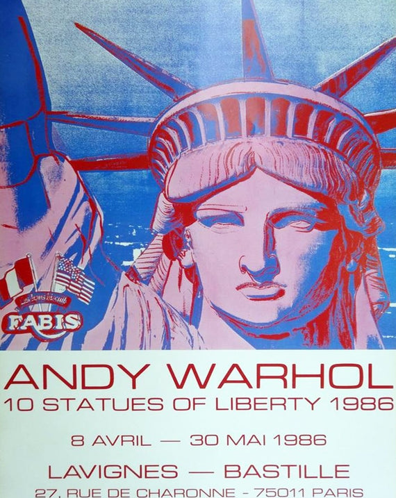 Andy Warhol - 10 Statues Of Liberty