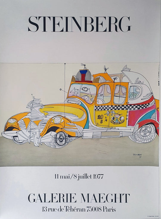 Saul Steinberg - Taxi Galerie Maeght