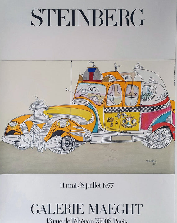 Saul Steinberg - Taxi Galerie Maeght