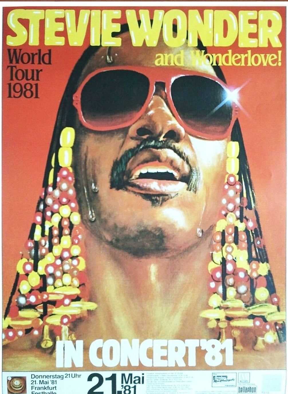 Stevie Wonder in Concert '81 Posters Buy Online - Stevie Wonder