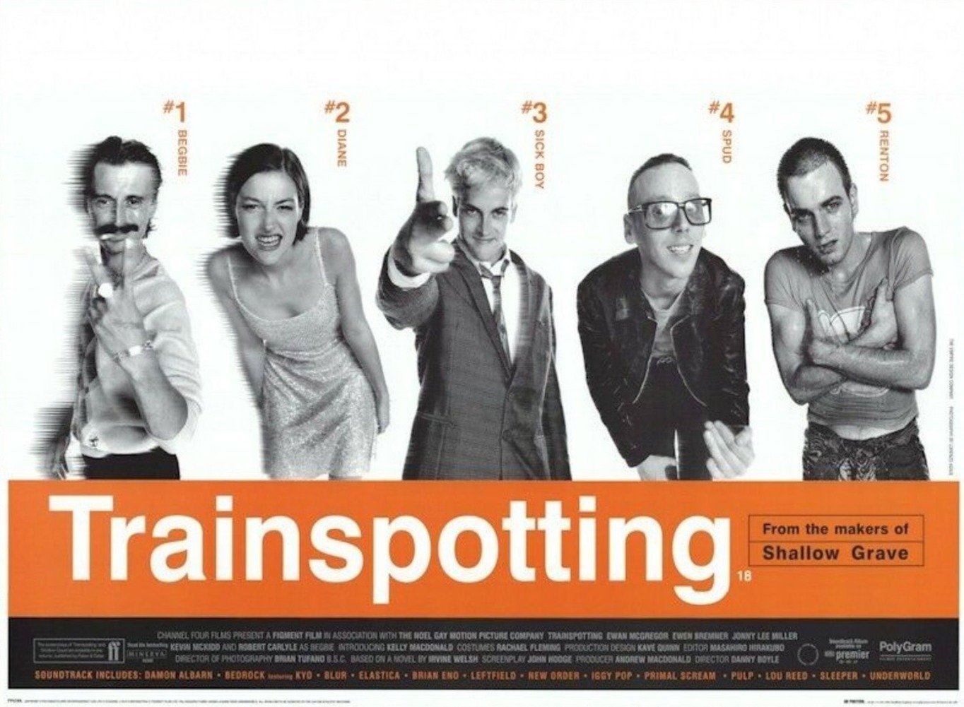 Trainspotting Movie Poster Online | British Crime Film Posters