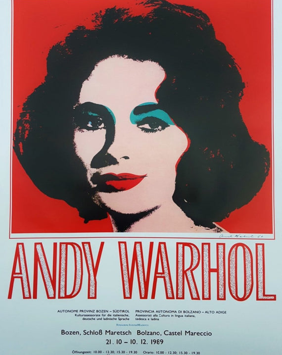 Andy Warhol - Liz Taylor Castel Mereccio