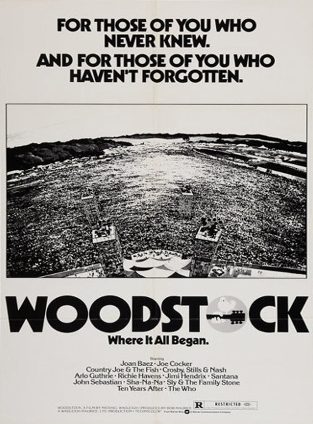 Vintage Woodstock Poster - Woodstock Art Posters For Sale Online
