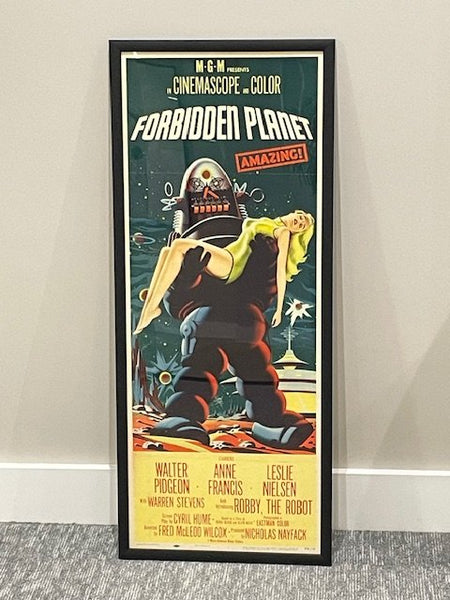 “Forbidden Planet” poster, fresh out of the frame shop