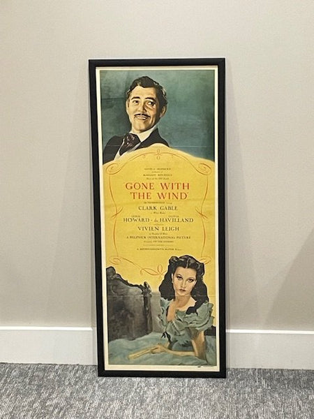 “Gone with the Wind” poster, fresh out of the frame shop
